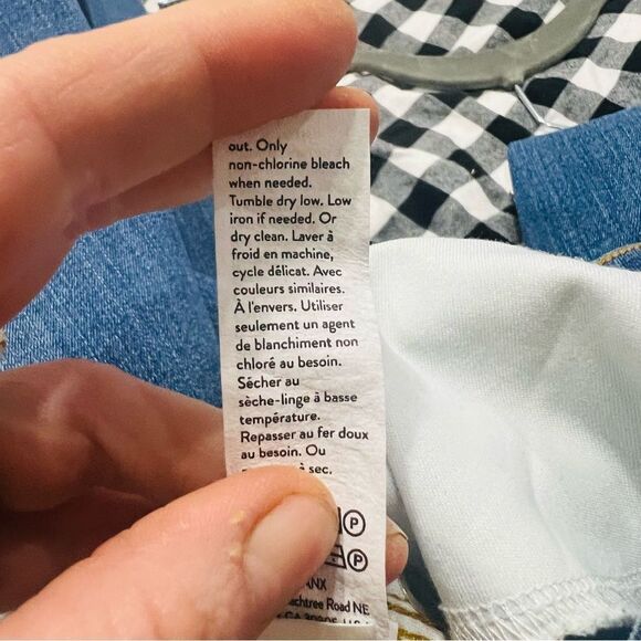 SPANXshape™ EveryWear Seamed-Front Wide Leg Jeans size medium petite - Picture 7 of 10